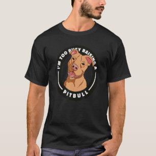 Funny Pitbull Mama Pittie Welpe Dog Vater Niedlich T-Shirt