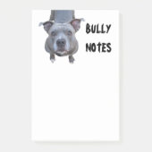 Funny Pitbull Post-it Klebezettel (Vorderseite)