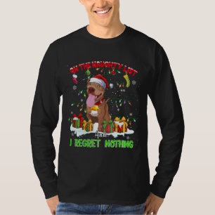 Funny Pitbull Weihnachten hässlich Sweater Hund Xm T-Shirt