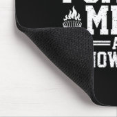 Funny Pitmaster I Smoke Meat Grillen Smoker Grill  Mousepad (Ecke)