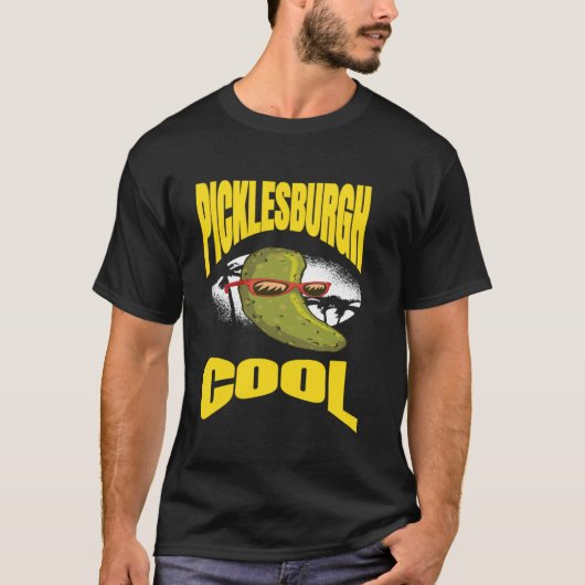 Funny Pittsburgh Spaß Picklesburgh Cool Relaxen T-Shirt (Vorderseite)