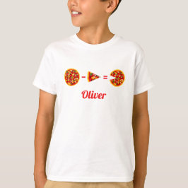 Funny Pizza Berechnung Personalisiert T-Shirt