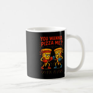 Funny Pizza Boxing Meme - You Wanna Pizza Me Kaffeetasse