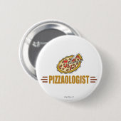 Funny Pizza Button (Vorne & Hinten)