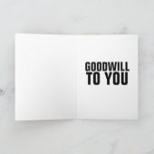 FUNNY PIZZA CHRISTMAS CARDS KARTE (Innenseite)