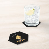 Funny Pizza Costume Halloween-Party Untersetzer (Vor Ort)