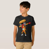 Funny Pizza Dabbing Pepperoni Pizza Slice Tanz T-Shirt (Vorne ganz)