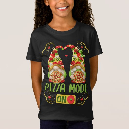 Funny Pizza Design für italienischen Sommer mit Pi T-Shirt (Vorderseite)