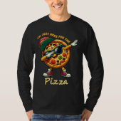 Funny Pizza Design T-Shirt (Vorderseite)