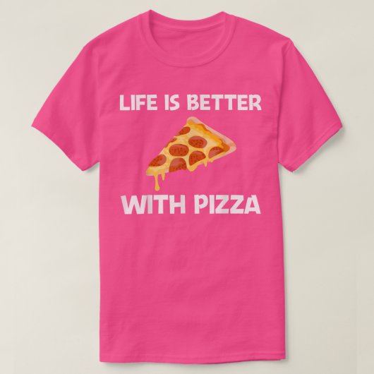 Funny Pizza Designs for Men Women Food Pun Pie Foo T-Shirt (Design vorne)