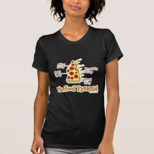 Funny Pizza Food Pyramide T-Shirt