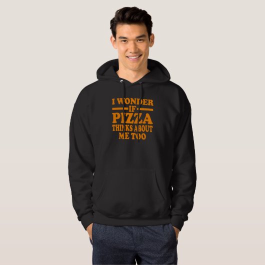 Funny Pizza für Männer Frauen Kinder Italienisches Hoodie (Vorne ganz)