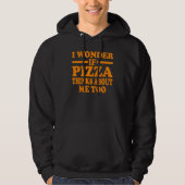 Funny Pizza für Männer Frauen Kinder Italienisches Hoodie (Vorderseite)