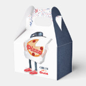 Funny Pizza Gastgeschenk Boxes Geschenkschachtel (Rückseite)