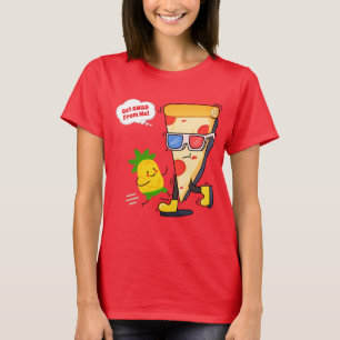 Funny Pizza holt sich von mir Ananas ab T-Shirt