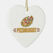 Funny Pizza Keramik Ornament (Rechts)