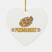 Funny Pizza Keramik Ornament (Hinten)