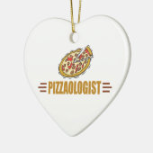 Funny Pizza Keramik Ornament (Links)