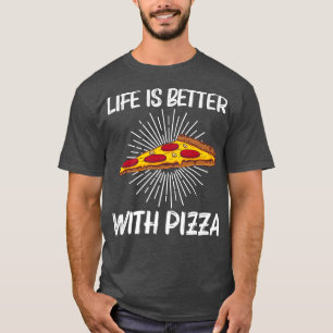 Funny Pizza Kunst für Männer Frauen Kinder Italien T-Shirt