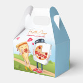 Funny Pizza Liebe Geschenkschachtel (Rückseite)