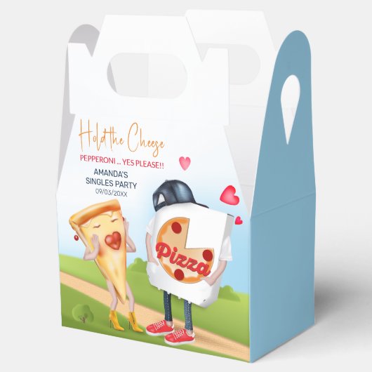 Funny Pizza Liebe Geschenkschachtel (Geöffnet)