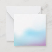 Funny Pizza Liebe Valentine Mitteilungskarte (Rückseite)