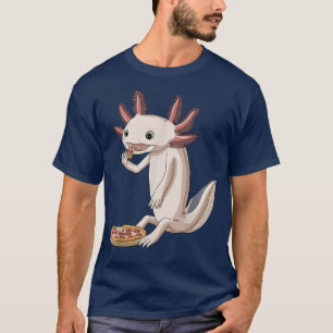 Funny Pizza Lover Axolotl T-Shirt