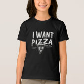 Funny Pizza Lover Zitat Tri-Blend Shirt (Vorderseite)