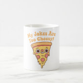 Funny Pizza, meine Witze sind zu heiß Kaffeetasse (Mittel)