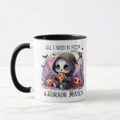 Funny Pizza Movie Halloween Ghost Tasse (Links)