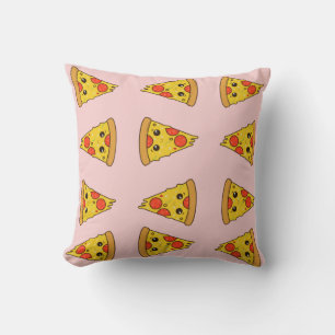 Funny Pizza Muster niedlich Pink Kids Pepparoni Kissen