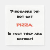 Funny Pizza napkins Serviette (Vorderseite)