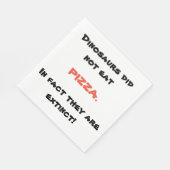 Funny Pizza napkins Serviette (Ecke)