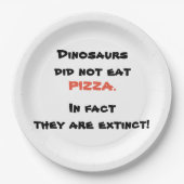 Funny Pizza Pappteller (Vorderseite)