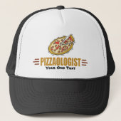 Funny Pizza Personalize It! Liebe Essen Pizza Pie Truckerkappe (Vorderseite)