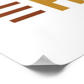 Funny Pizza Poster (Ecke)