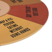 Funny Pizza Pun Kitchen Italienische Küche Themens Schneidebrett (Ecke)