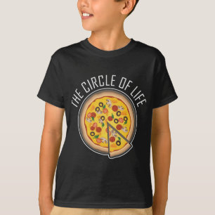Funny Pizza Pun Zitat den Kreis des Lebens Peppero T-Shirt