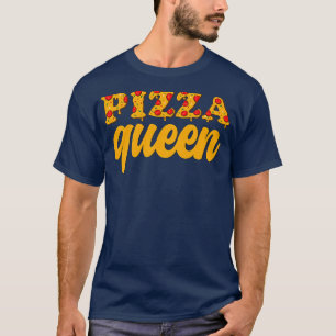 Funny Pizza Queen Girl Italienische Pizza Food Lov T-Shirt