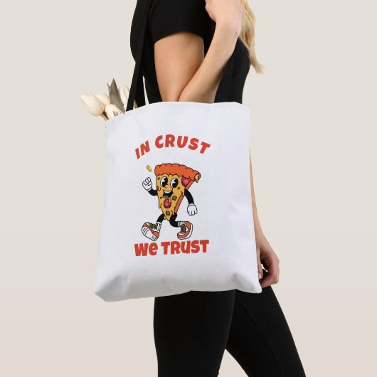 Funny Pizza Shirt – In Crust We Trust Graphic Tee Tasche (Von Nahem)