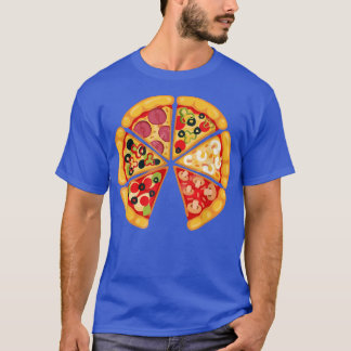 Funny Pizza Slice für seine und ihre Matching Paar T-Shirt