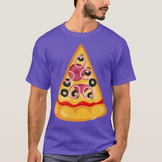 Funny Pizza Slice für seine und ihre Matching Paar T-Shirt