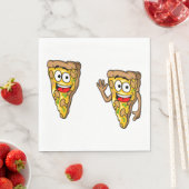 Funny Pizza Slices Napkins Serviette (Beispiel)