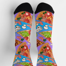 Funny Pizza Slices Socken