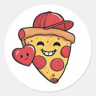 Funny Pizza Sticker - Du hast eine Pizza Mein Herz