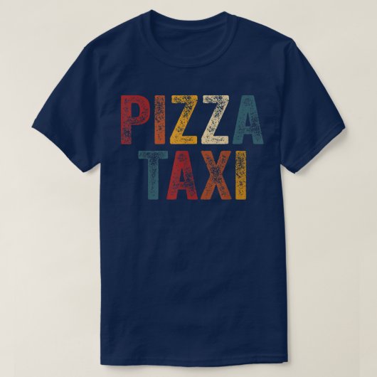 Funny Pizza Tai Pizza Courier Service Delivery Dr T-Shirt (Design vorne)