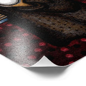 Funny Plague Doctor mit Toilettenpapier Fotodruck (Ecke)