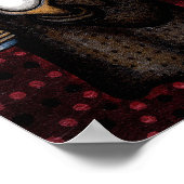 Funny Plague Doctor mit Toilettenpapier Poster (Ecke)