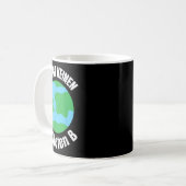 Funny Planet - Umweltschutz Globe Envi Kaffeetasse (Vorderseite Links)