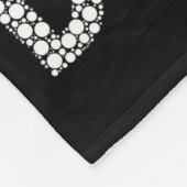 Funny Planets Polka Dot Happy Dot Day Art Student  Fleecedecke (Ecke)